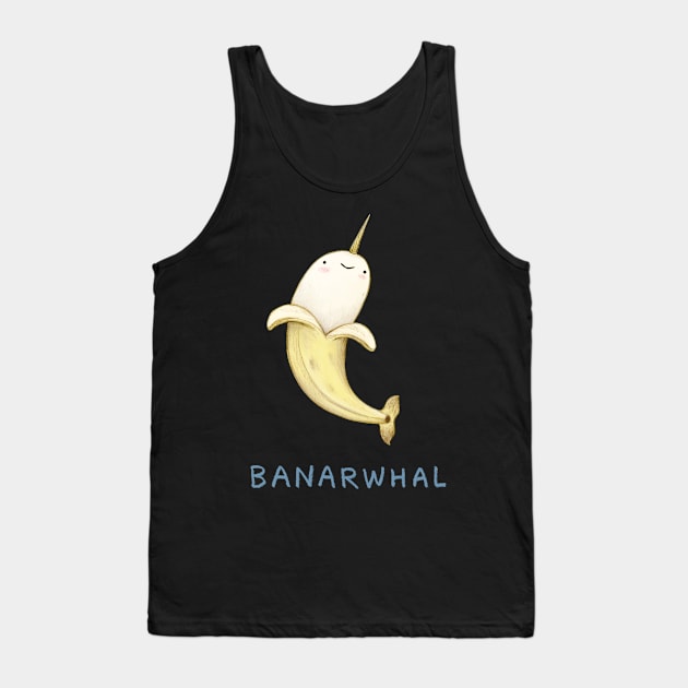 Banarwhal Tank Top by Sophie Corrigan